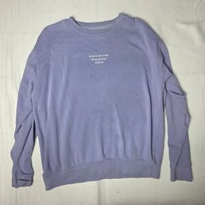 Ariana Grande Sweatshirt Sweetener 2018 Tour Merch Purple Large oversized